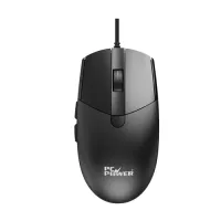 PC Power PCM-378 Wired Black Mouse